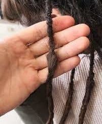 Elvékonyodott dreadlock 01